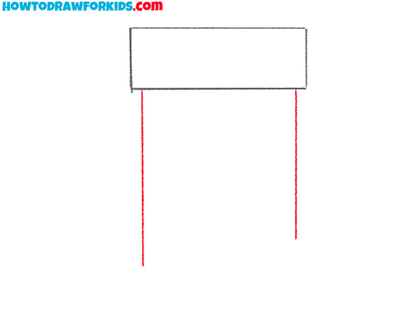 how to draw a chimney easy