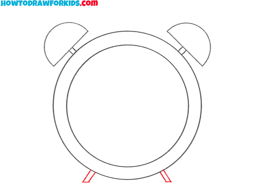 how to draw a clock for kids easy