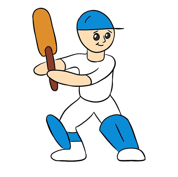 How to Draw a Cricketer