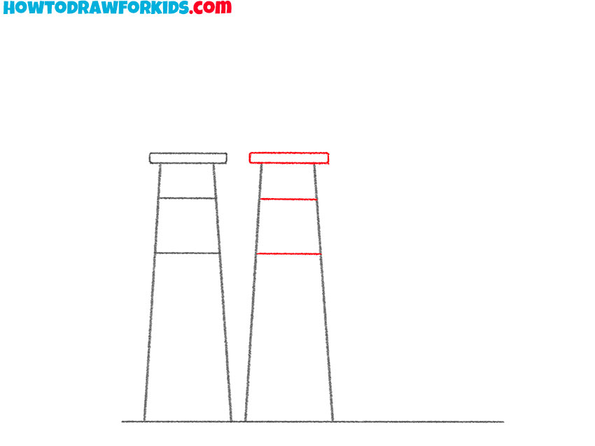 how to draw a factory for kids easy