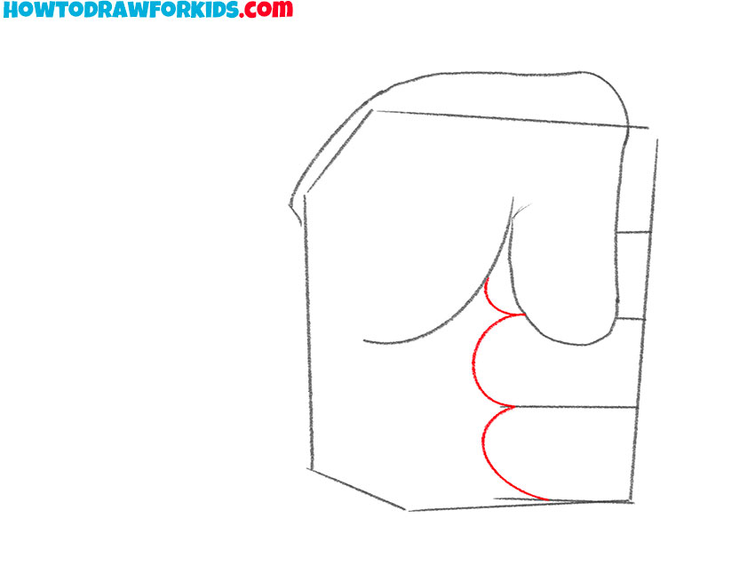 how to draw a fist easy for kids
