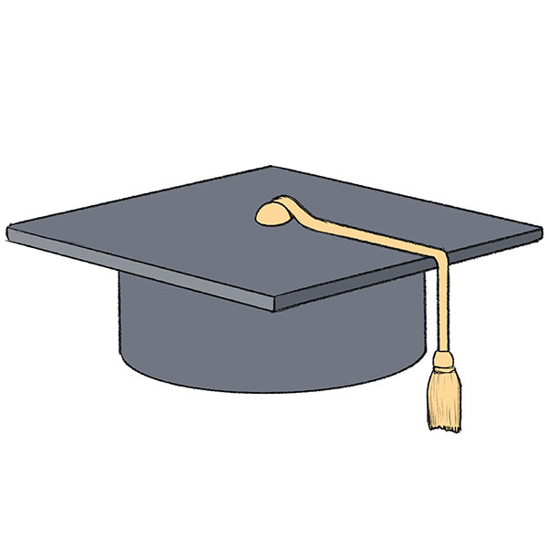 How to Draw a Graduation Cap