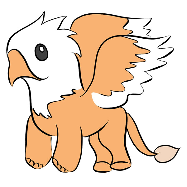 how to draw a griffin