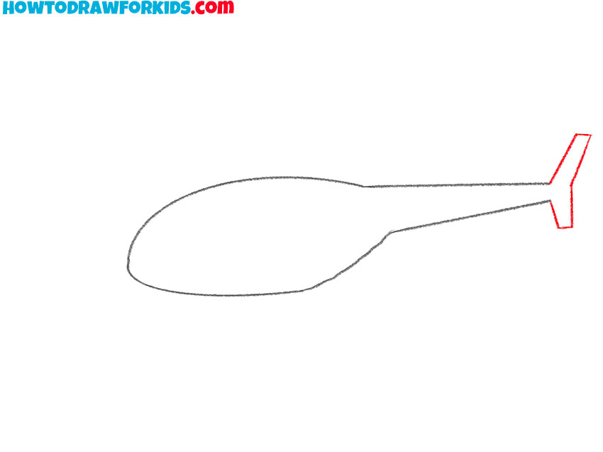 how to draw a helicopter easy for kids