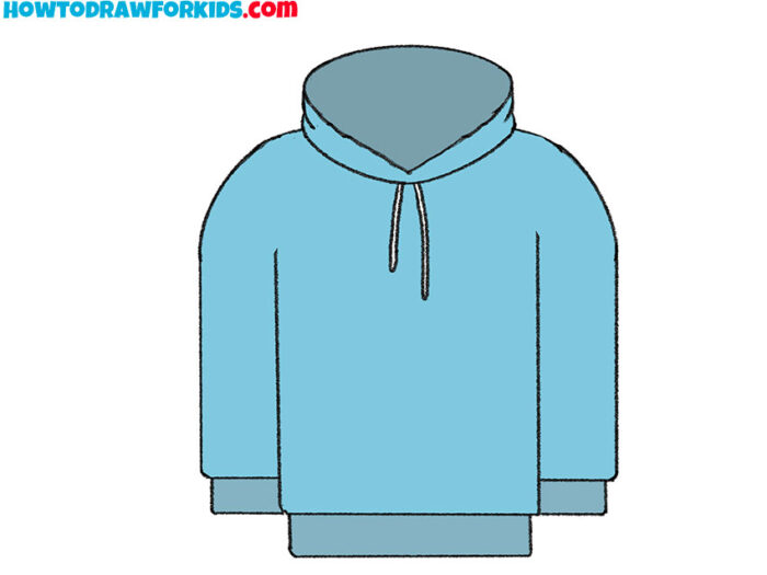 How to Draw a Hoodie - Easy Drawing Tutorial For Kids