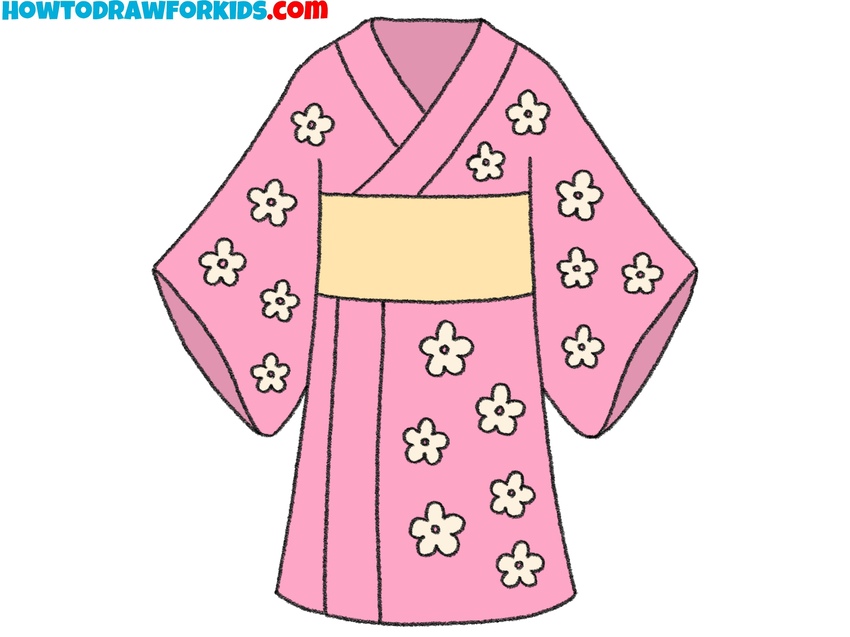 how to draw a kimono featured image