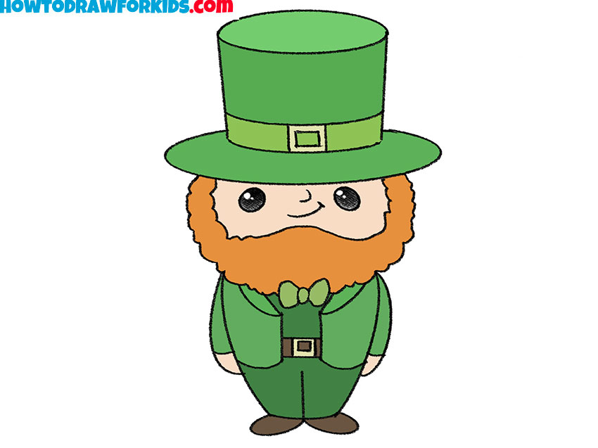 how to draw a leprechaun featured image