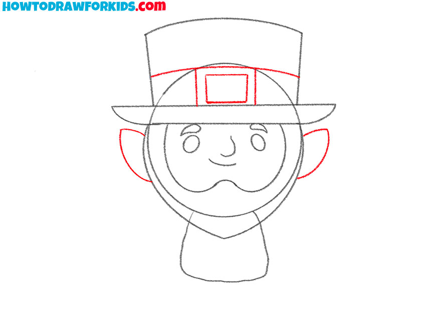 how to draw a leprechaun for kids easy