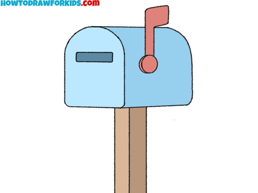 How to draw a mailbox featured image