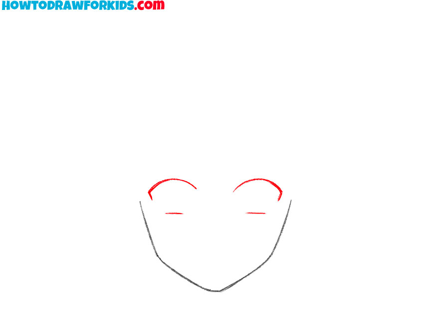 how to draw a manga face easy