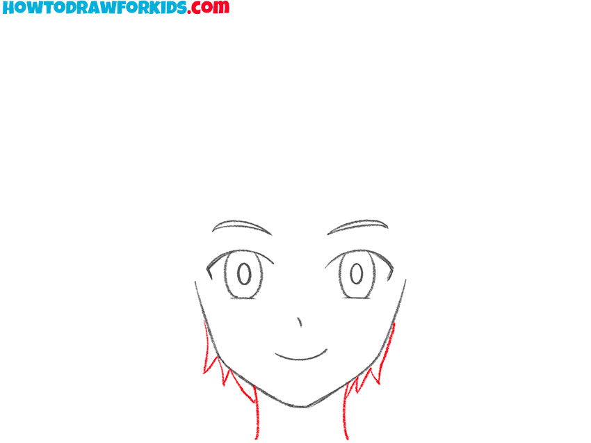 how to draw a manga face for kids easy