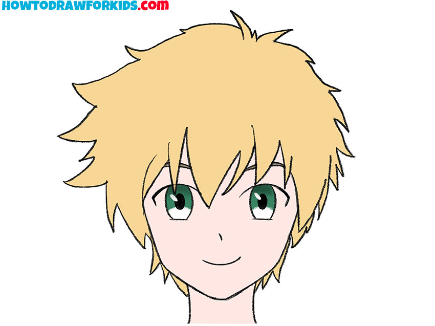 How to Draw Male Anime Characters Step by Step - AnimeOutline