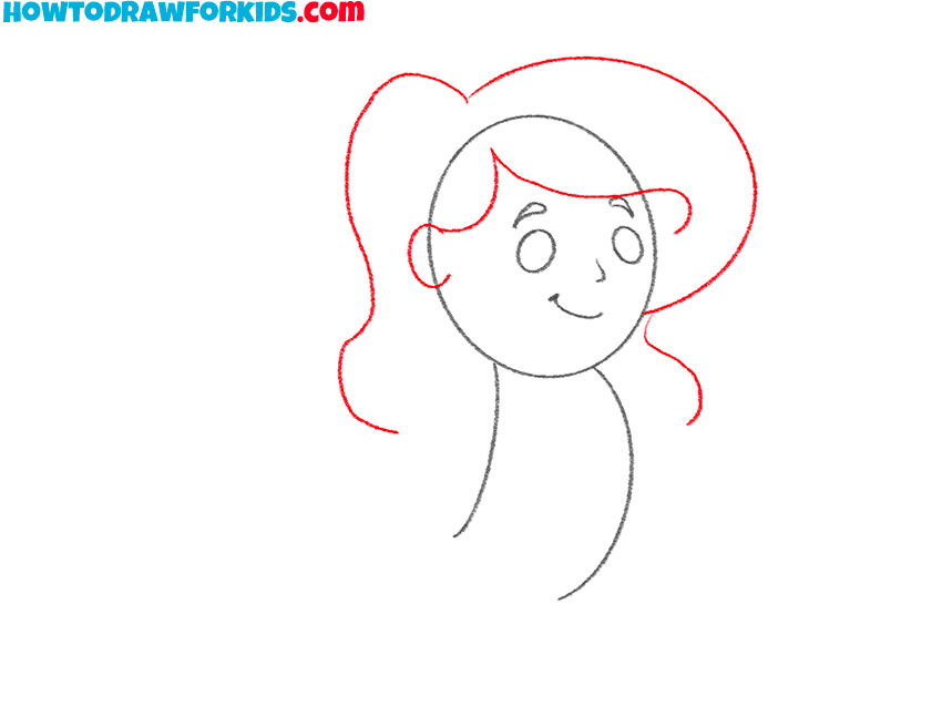 how to draw a mermaid girl easy for kids