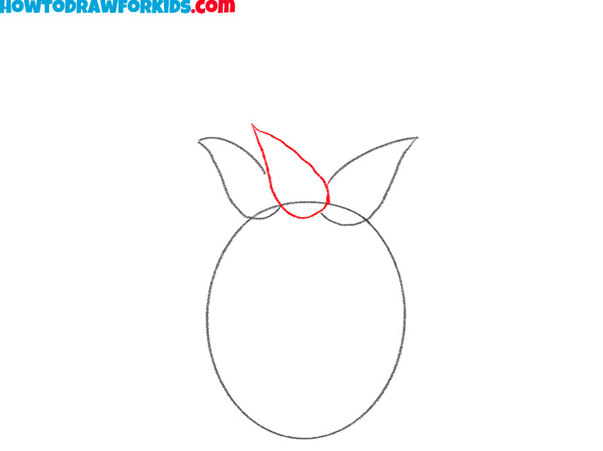 how to draw a pineapple easy step by step