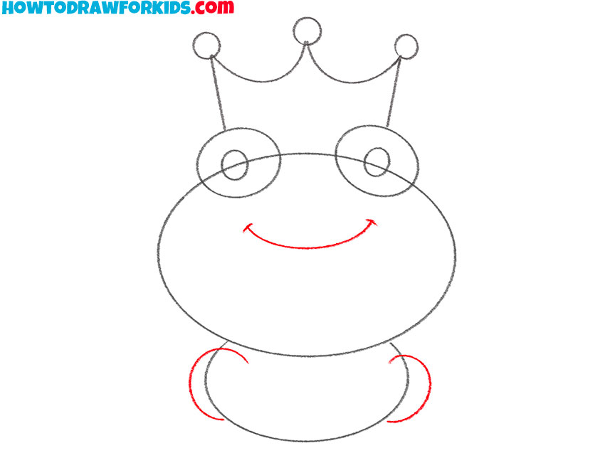 how to draw a princess frog for kids easy