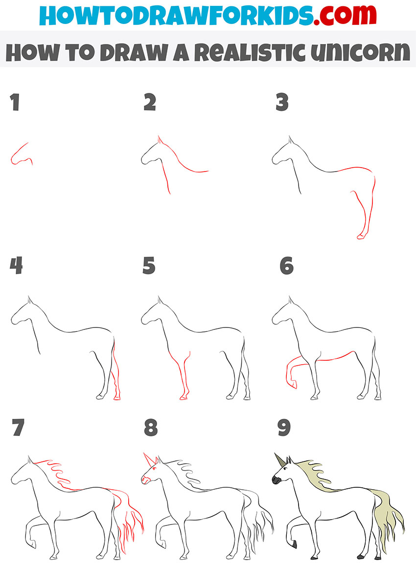 EASY Step by Step How to Draw a Unicorn Tutorial | Skip To My Lou