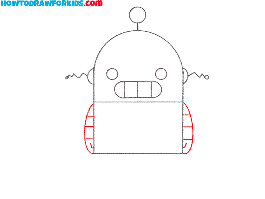 how to draw a robot for kids easy