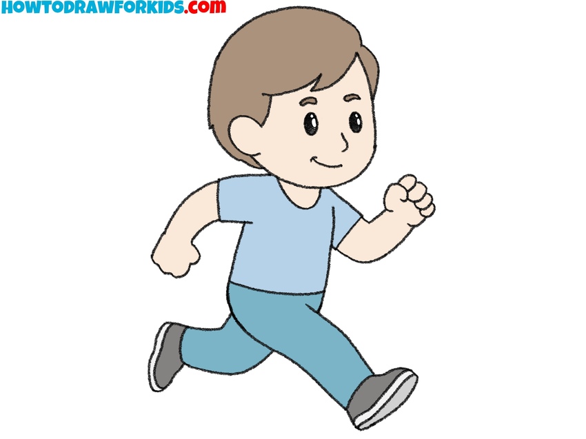 How to draw a running person featured image