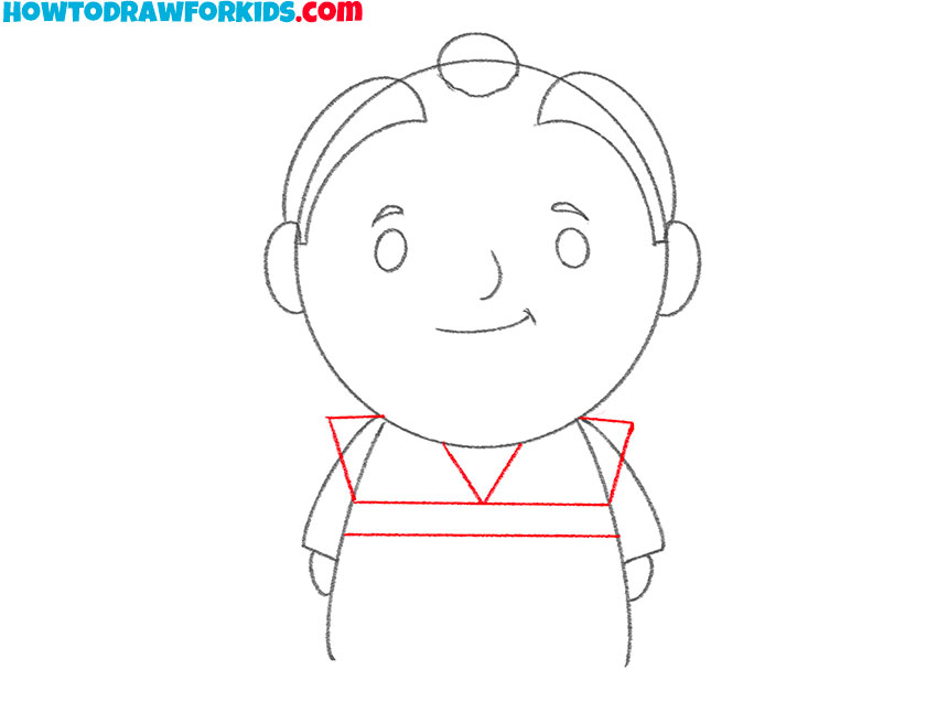 how to draw a samurai for kids easy