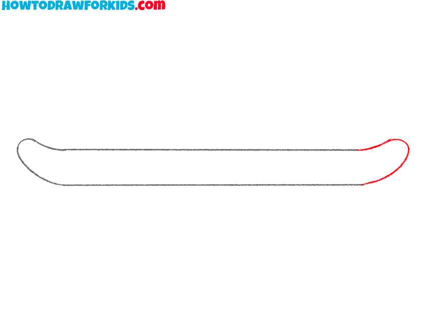 how to draw a skateboard easy step by step