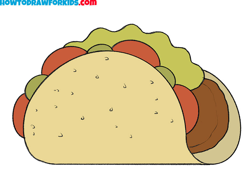 how to draw a taco featured image