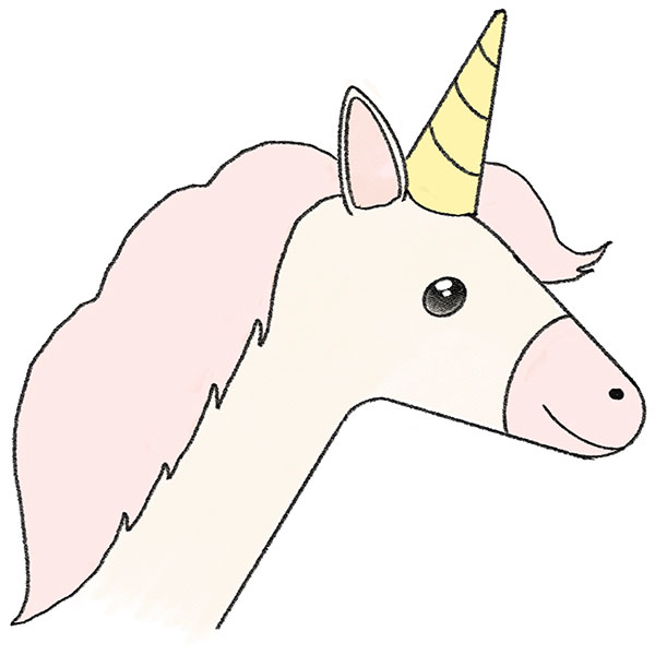 How to Draw a Unicorn Head Easy Drawing Tutorial For Kids