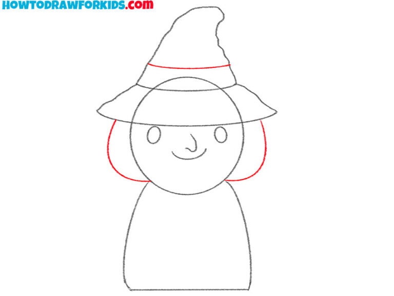 How to Draw a Witch Easy Drawing Tutorial For Kids