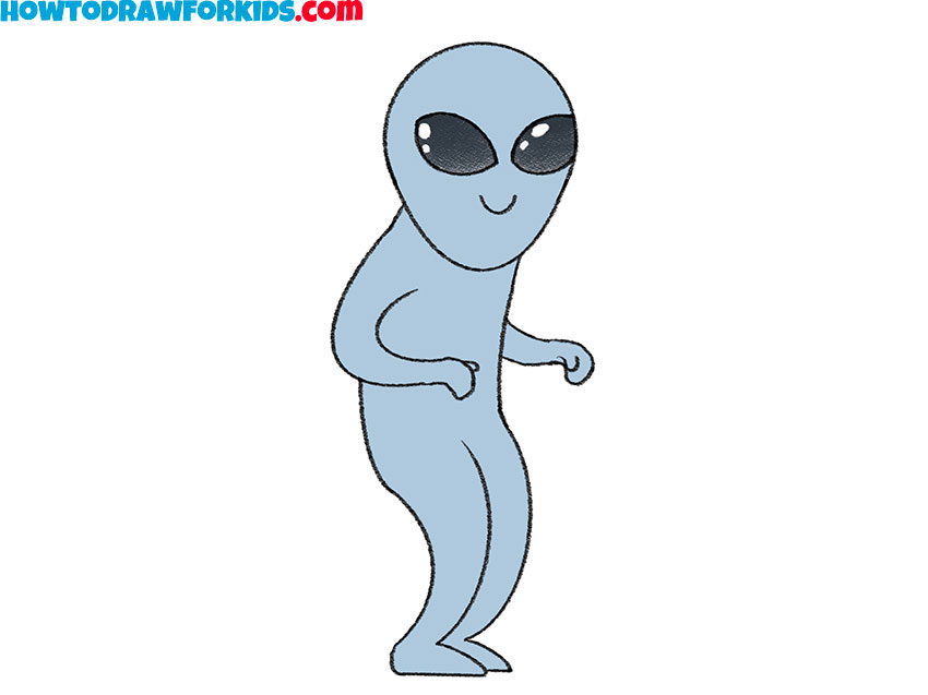 how to draw an alien feature image