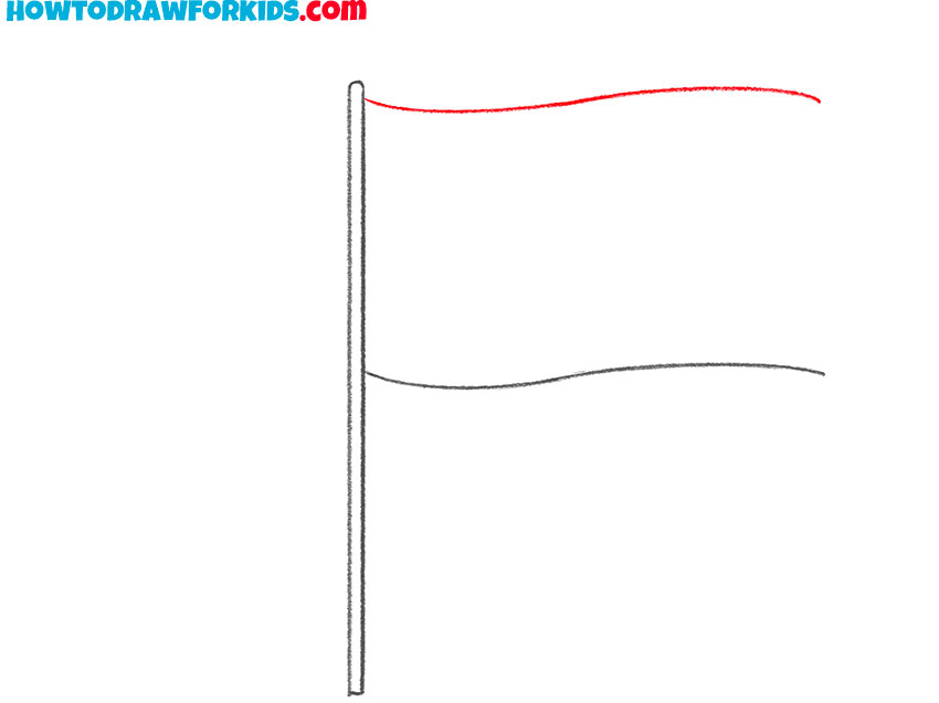 how to draw an american flag easy step by step