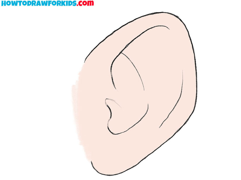 How to Draw an Anime Ear - Easy Drawing Tutorial For Kids