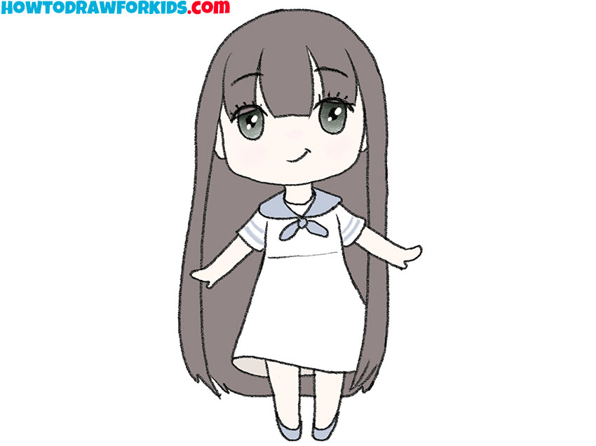 how to draw an anime girl featured image