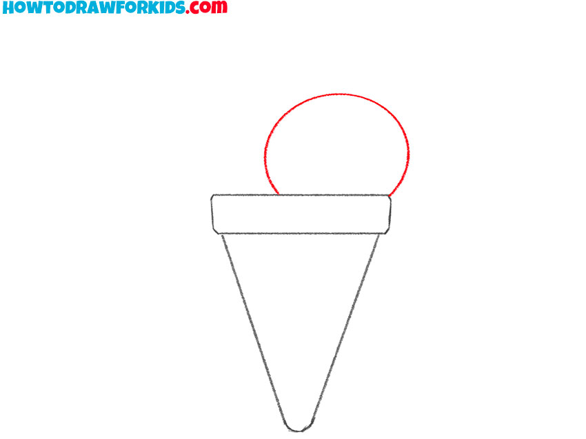 how to draw an ice cream easy step by step