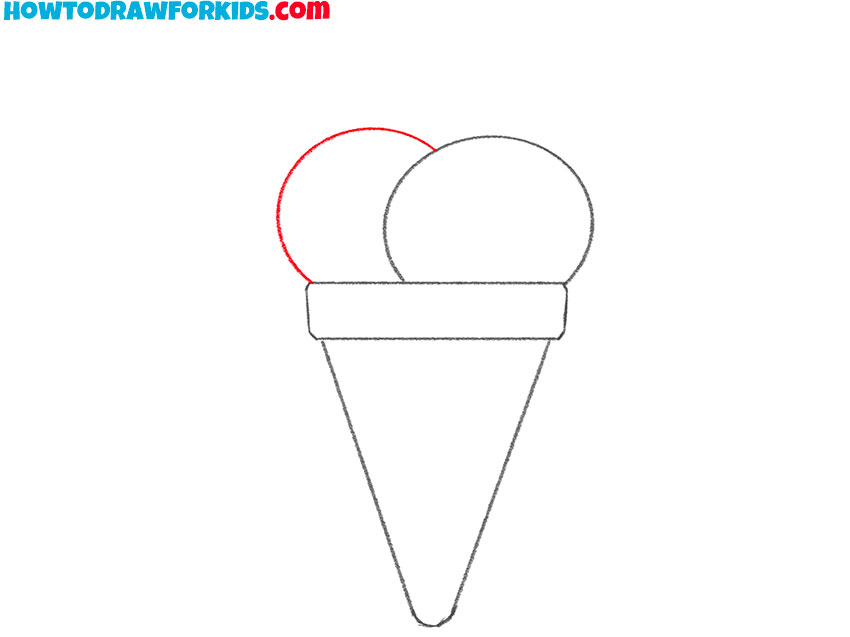 how to draw an ice cream for kids easy
