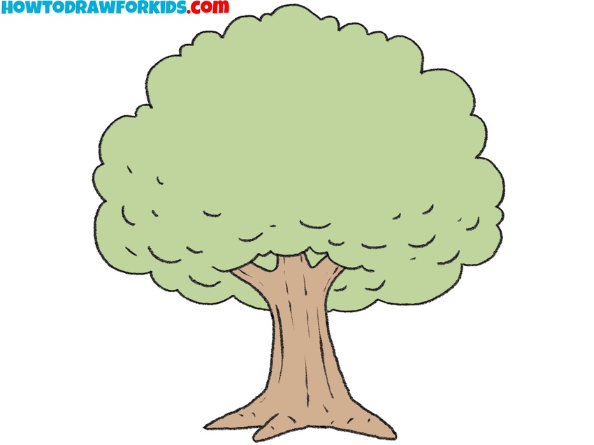 How to draw an oak tree featured image