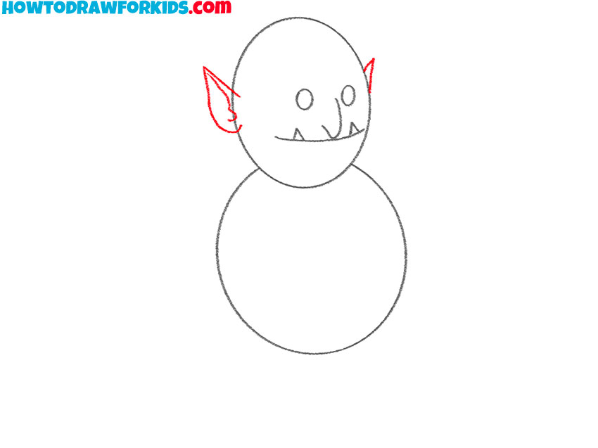 how to draw an ogre easy for kids