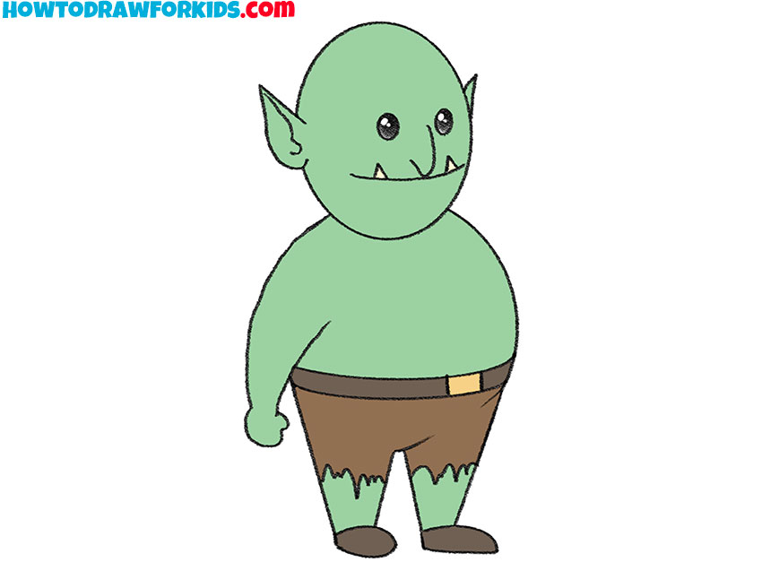 How to Draw an Ogre - Easy Drawing Tutorial For Kids