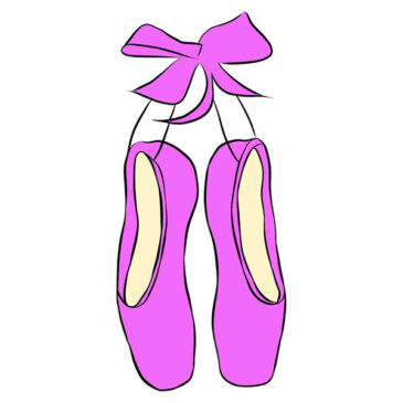 How to Draw Ballet Shoes