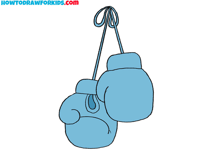how to draw boxing gloves featured image