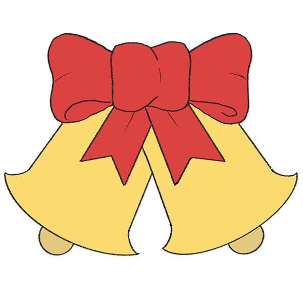 How to Draw Christmas Bells