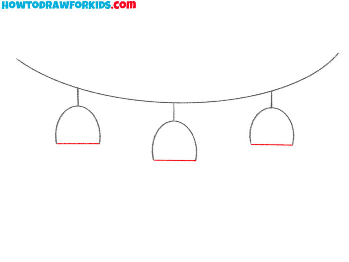How to Draw Christmas Lights Easy Drawing Tutorial For Kids