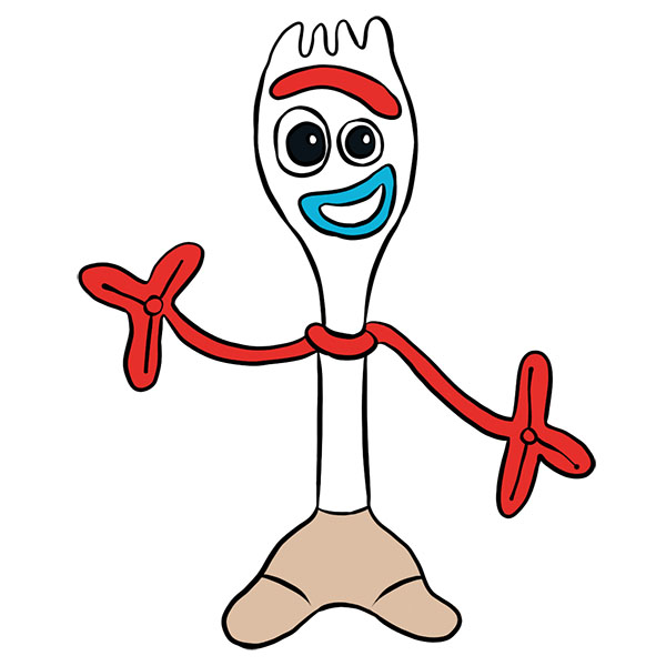 How to Draw Forky