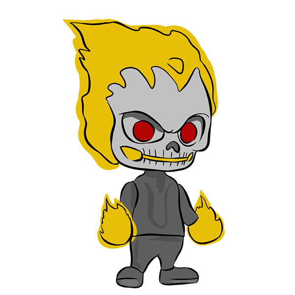 How to Draw Ghost Rider