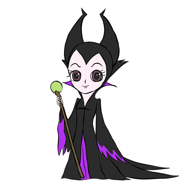 How to Draw Maleficent