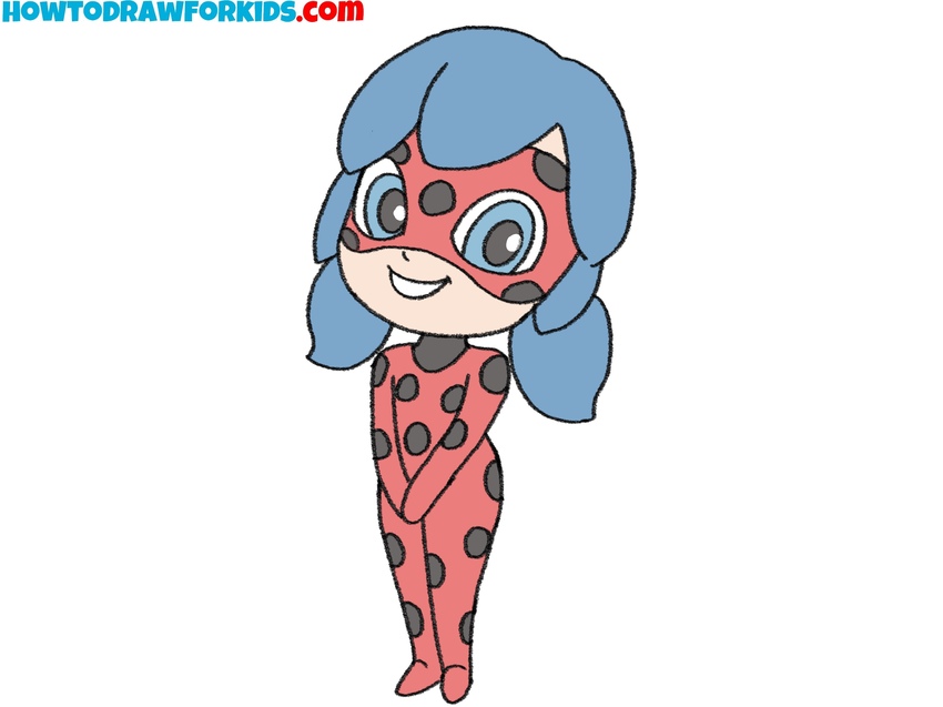 how to draw miraculous ladybug featured image