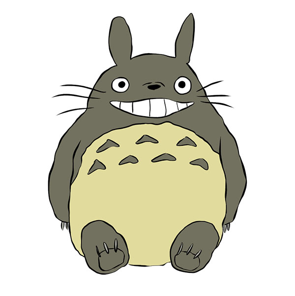 How To Draw Totoro Easy Drawing Tutorial For Kids