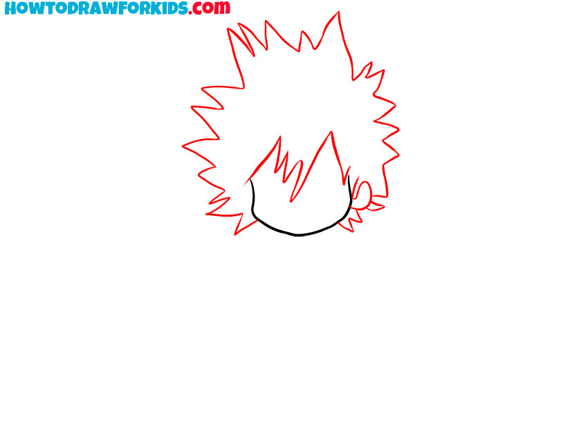 how to draw dabi art simple
