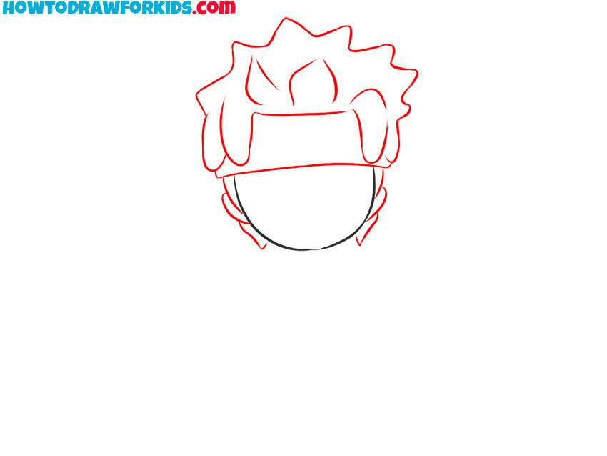 how to draw naruto easy