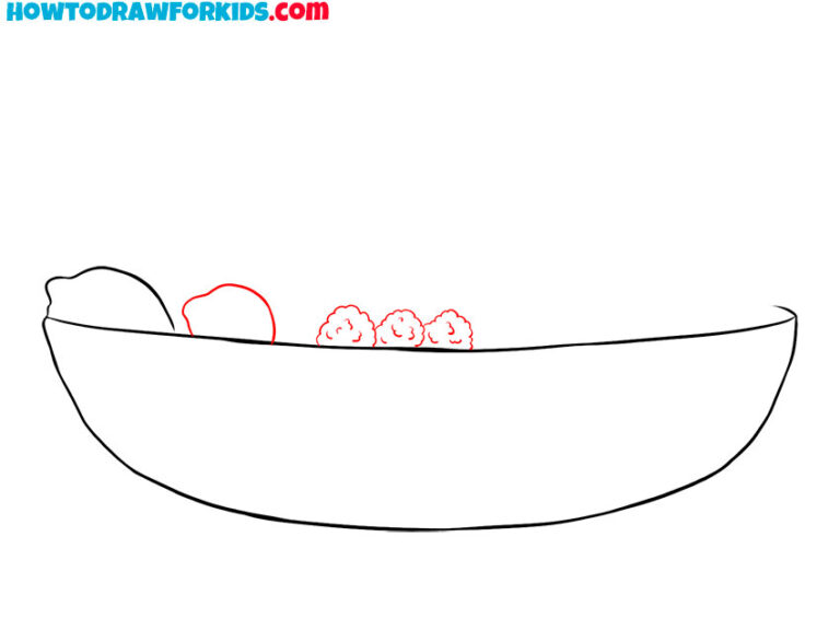 How to Draw a Fruit Bowl Easy Drawing Tutorial For Kids