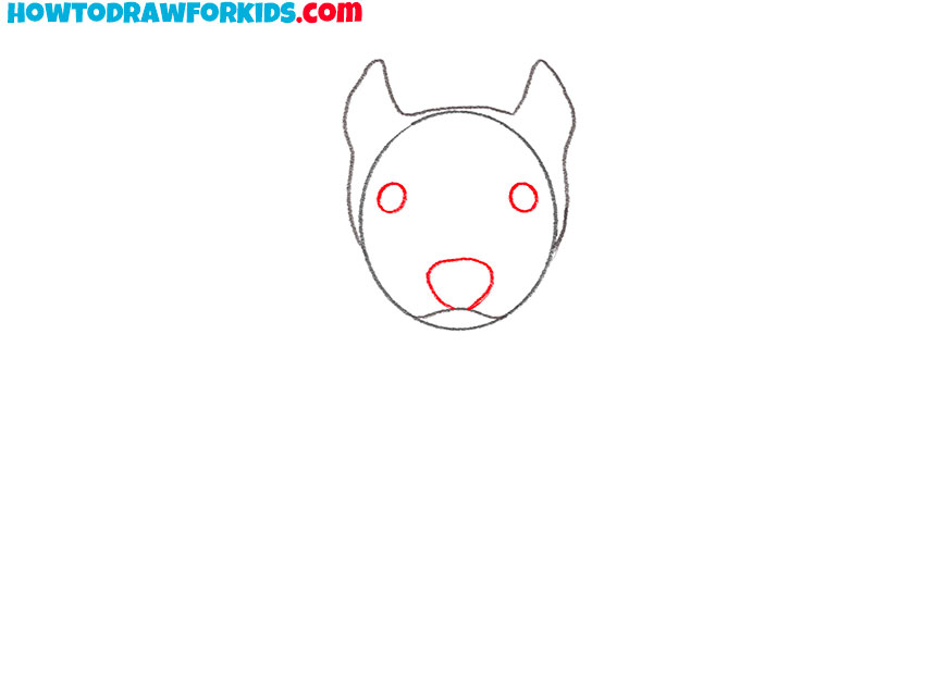how to draw a pitbull puppy