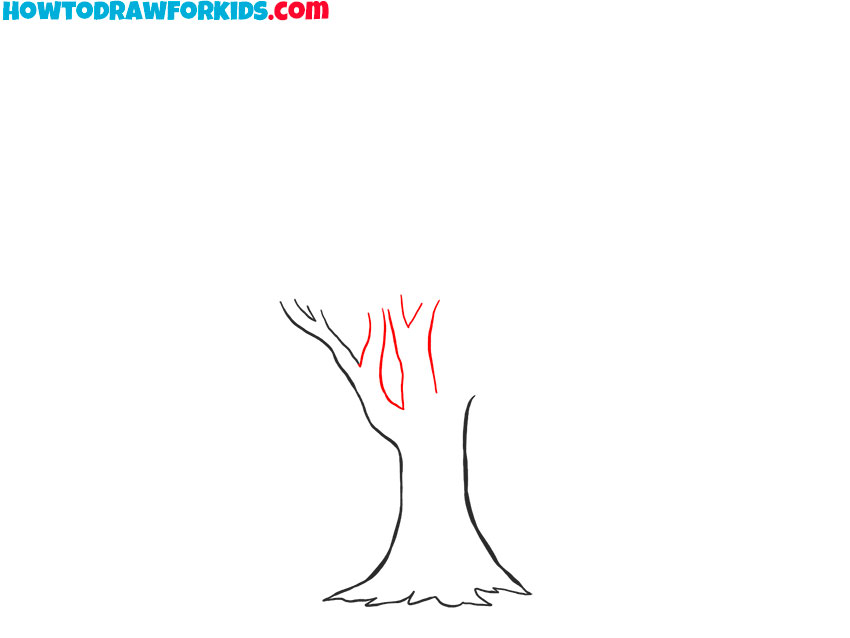 how to draw a realistic tree for beginners